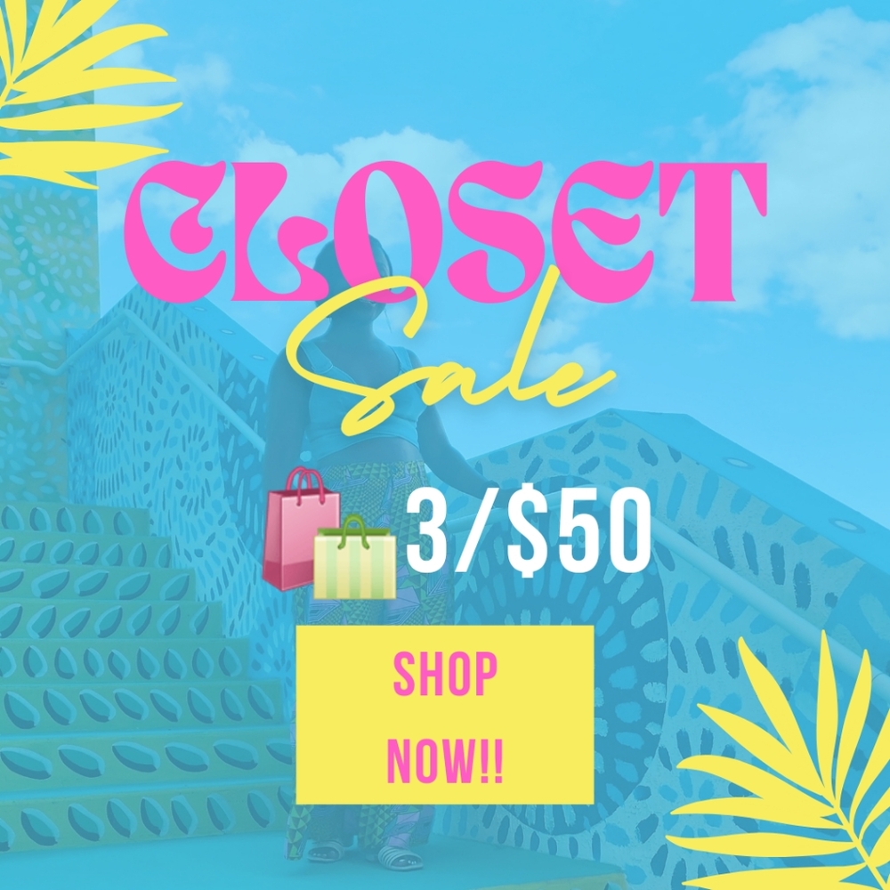 🛍  3/$50 Sale!
